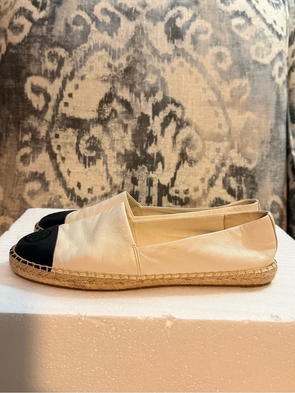 Tory Burch leather espadrille